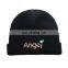 Solid color wild letter patch baby wool knitted hat autumn and winter warm care ear baby hat