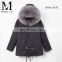 Warm and Comfortable Winter Popular Genuine Mongolian Fur Young Lady Coat