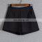 2017 Casual Girls' Belt High Waisted A-line Ruffle Wide Leg Sweat Board Shorts Women