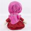 Musical Rag Soft Plush Girl Doll Toy With Red Dress Custom Pretty Stuffed Plush Baby Muslim Doll