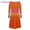 Wholesale Long Sleeve Soft Midi Casual Women Plus Size Dress Skirts In Bulk