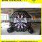 Easy to move kids hand game board air tight inflatable mega dart game