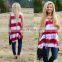 Tie dye shirt vest women's summer 2017 long loose shirt print women vest