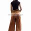 Napat Clothing New Pattern Design fisherman pants drawstring waist 2Tone Pants Cotton100% Free Size
