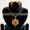 Meena Work Pendant Set - South Indian Gold Plated Pendant Set - One Gram Gold Plated Pendant Set - Wholesale Meenakari Jewelry