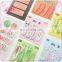 2018 Most Popular Creative School Supplies Stationery Gift Set for Kids ,custom Die Cut Vegetables Shapes Paper Sticky Notes