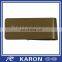 laser engraved logo sus money clip with Karon Metal