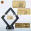 WR New Arrival Euro 500 Gold Bar Metal Art Crafts Collectible Golden Home Decoration for Birthday Gifts