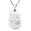 Popular metal army custom logo printed dog tag for men
