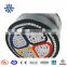 Aluminum conductor xlpe insulated pvc sheathed steel wire armoured power cable