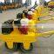 hand push walk behind tandem roller with double drum