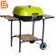 Hamburger Square Outdoor Charcoal Trolley Barbeque Grill