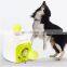 Low price smart pet dog toy tennis food reward machine Intelligent feeder launching ball for dog