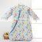 Cartoon Crochet Baby Sleeping Bag 100% Cotton With Detachable Sleeve