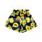 Girls Ruffle Strap Tank Tops And Sunflower Short Pants Baby Ruffle Outfits Girls Boutique Clothing
