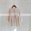6500 New arrival spring girls dress apricot girl princess long sleeve lace dress