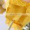 Yellow Flare Sleeve Girl Dress 2020 Summer New Style Cotton Causal Dress Kids Clothes