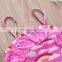 2019 Summer New Pink Rainbow Print Kids Cloud Ruffle Swimwear Off-shoulder One Piece Baby Girl Swimsuit