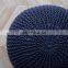 Indoor & Outdoor Hand Knitted Style Pouf Comfortable Floor Ottoman Kids Room Decorative Seating