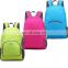 Waterproof Light Weight  Nylon Folding Backpack Foldable Outdoor bag