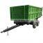 Agriculture 4 wheels farm tipping trailer for transportation