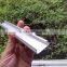 Aluminum and galvanized steel film lock channel and spring