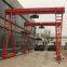 MH type10 ton general gantry crane, gantry crane, main girder box support leg gantry crane, rail type small crane