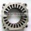 Motor rotor and stator laminated core rotor winding