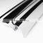 Chrome door visor side window deflector shade sun rain shield silver strips guard for Kia Sorento
