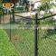 High quality chain link fence black post and chain link fence black mesh