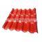 Heat insulation upvc trapezoidal roof sheet/sound proof PVC plastic roof tile for warehouse