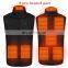 New 9 Places Heated Vest Men Women Usb Jacket Heating Vest Thermal Clothing Hunting Vest Winter BlackS-6XL