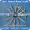 Guardrail brush wall cleaning brush with nylon fabric