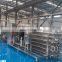 Tomato paste processing line including pouring marmalade molds