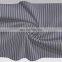 Popular Elegant Design 94% Cotton 6% Linen Yarn Dyed Blue Stripe  Fabric for Dress