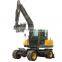 Powerful Earthing moving machinery 7.5T wheel excavator