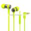 China most popular stylish flat cable wired streo cool headsets in ear type