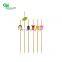 Yada Disposable Fruit Design Bamboo Food Picks Bamboo Cocktail Sticks Skewers For Bar Restaurant Party