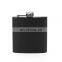 6/7/8oz black Portable Stainless Steel Hip Flask Alcohol Drinking pocket Bottle outdoor camping