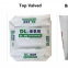 45*75cm 25kg cement putty fertilizer paper plastic sacks pp laminated kraft paper bags white paper bag with inner pe bag