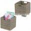 Hot Selling Seagrass Pantry Folding Cube Basket Decor Storage Laundry Basket Wholesale