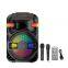 ZQS10102  active 30W power 2400MAH battery capacity speaker  single 10 inch bass bluetooth speaker