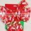 Giant Christmas Red Butterfly Bow Red Christmas Tree Bows/Christmas Tree decoration red bow