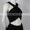 Australia fashion design front cut out design ladies short dresses