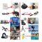 PK23 50-in-1 GoProS accessory kit for GoproS HeroS 2/3/3+/4/4 Session with L Size Carring Case (33.5*22.6*6.0cm)