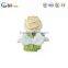 2015 Custom and Factory Made a Little Boy Wearing Green Clothes Plush Soft Dolls Toys for Baby