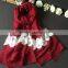 Wholesale New Design Plain Viscose Flower Bead Fashion Woman Scarf                        
                                                Quality Choice