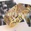Big design fake gold dream hope love pure copper magnetic bracelet