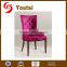 Imitation wood fabric restaurant chair