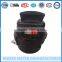 Plastic water meter with piston water meter